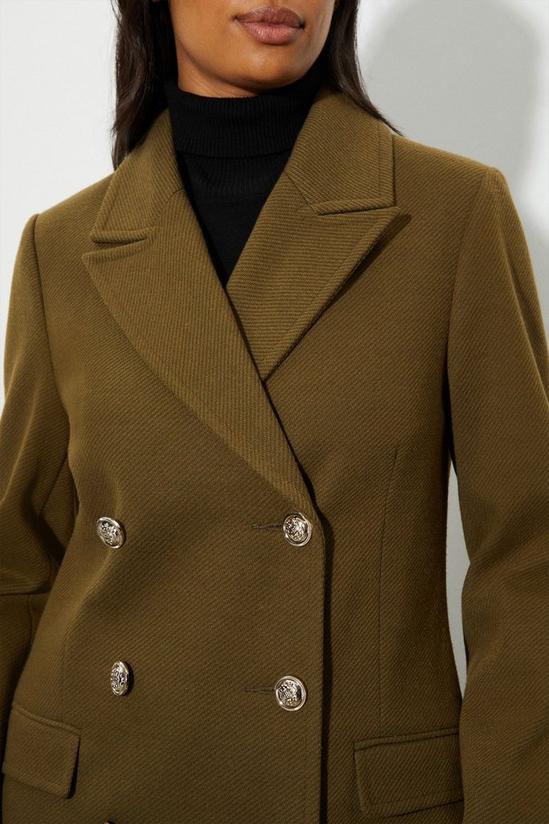 Dorothy Perkins Longline Military Button Coat 4