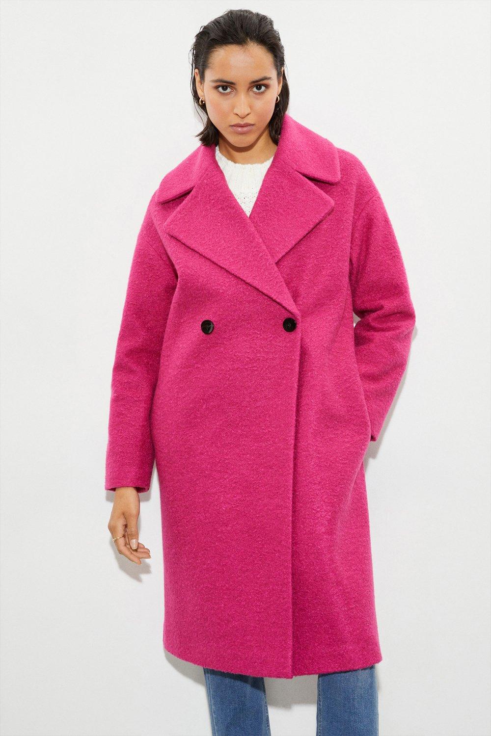 Jackets Coats Oversized Boucle Coat Dorothy Perkins