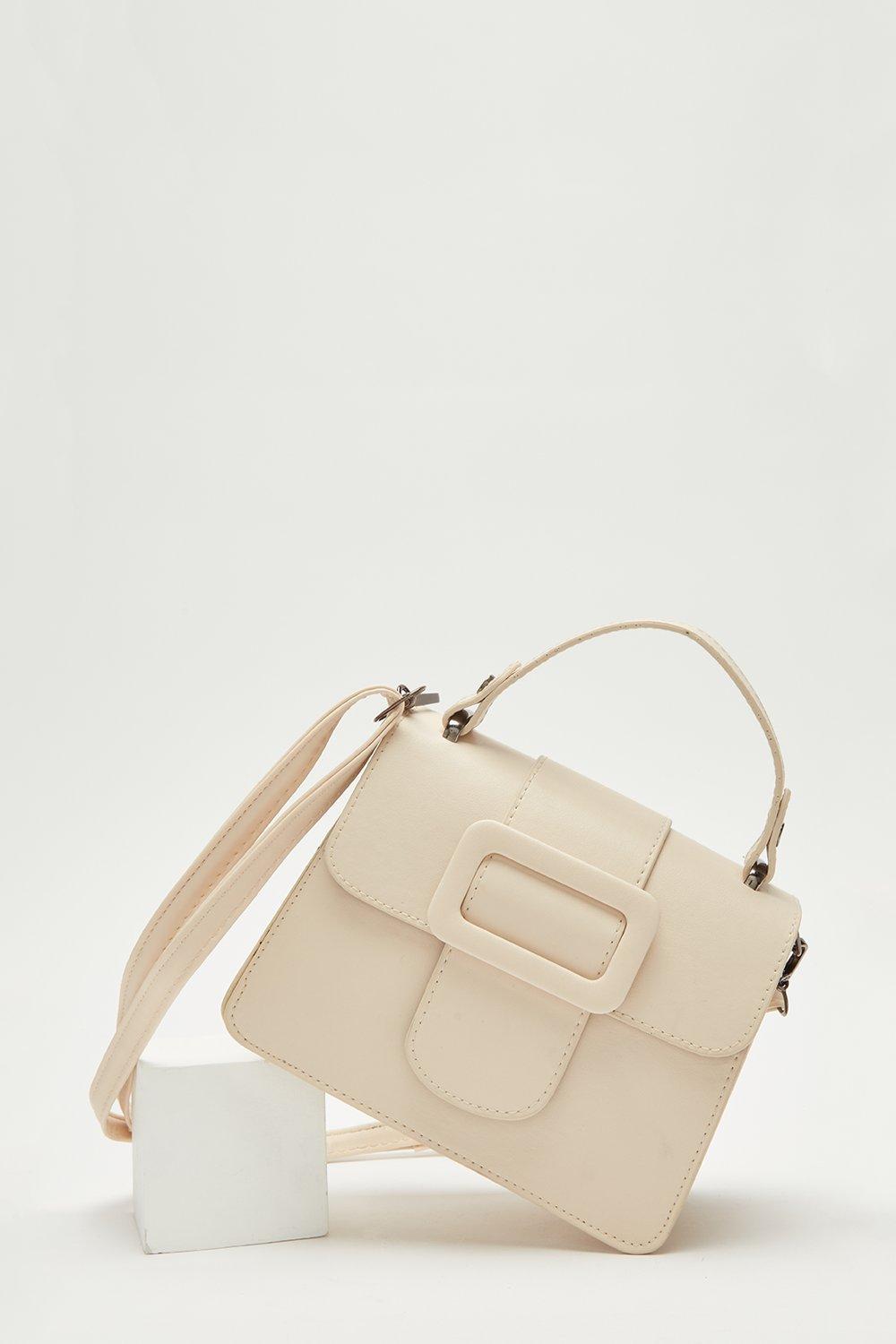 Buckle Detail Crossbody Bag