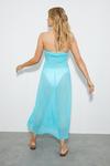 Dorothy Perkins Blue Strappy Cut Out Midi Beach Dress thumbnail 3