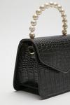 Dorothy Perkins Pearl Handle Mini Croc Handbag thumbnail 4