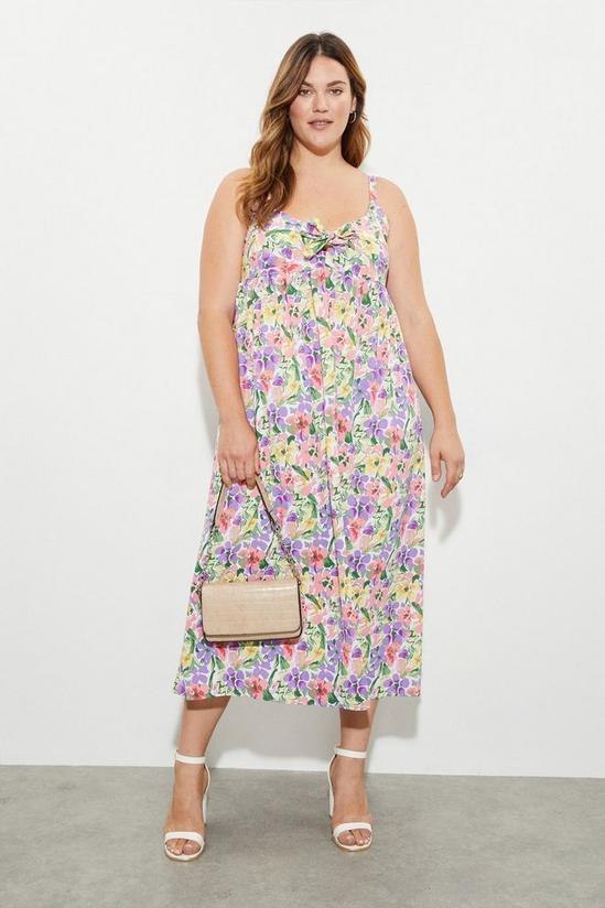 Dorothy Perkins Curve Floral Strappy Knot Dress 2