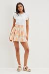 Dorothy Perkins Patchwork Linen Look Mini Skirt thumbnail 2