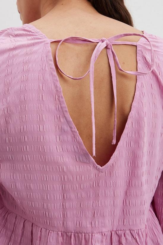 Dorothy Perkins Pink Textured Button Through Top 4