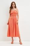 Dorothy Perkins Broderie Ruched Midi Dress thumbnail 2