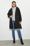 Dorothy Perkins Oversized Hooded Diamond Quilted Parka Coat thumbnail 2