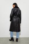 Dorothy Perkins Luxe Faux Fur Belted Wrap Coat thumbnail 3