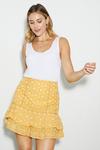 Dorothy Perkins Yellow Broderie Frill Mini Skirt thumbnail 2