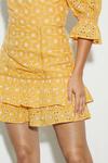 Dorothy Perkins Yellow Broderie Frill Mini Skirt thumbnail 4