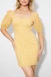 Dorothy Perkins Yellow Broderie Corset Detail Mini Dress thumbnail 4