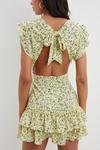 Dorothy Perkins Floral Shirred Mini Dress thumbnail 4