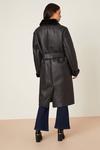 Dorothy Perkins Petite Luxe Faux Fur Belted Wrap Coat thumbnail 3