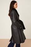 Dorothy Perkins Petite Luxe Faux Fur Belted Wrap Coat thumbnail 6