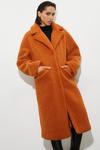 Dorothy Perkins Tall Longline Oversized Teddy Coat thumbnail 2