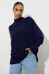 Dorothy Perkins Batwing High Neck Knitted Jumper thumbnail 1