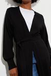 Dorothy Perkins Longline Knitted Cardigan with Tie thumbnail 4