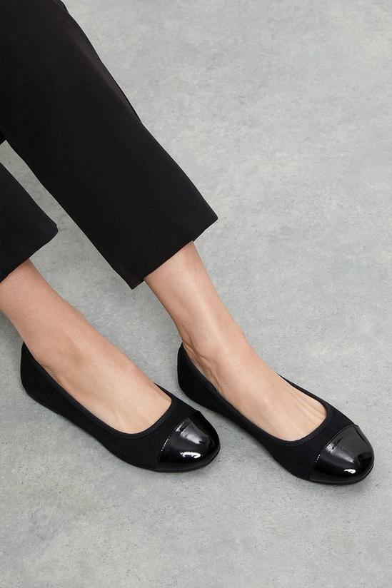Good For the Sole Good For The Sole: Wide Fit Tilly Ballet Pumps 1