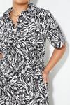 Dorothy Perkins Curve Floral Cotton Poplin Shirt Midi Dress thumbnail 4