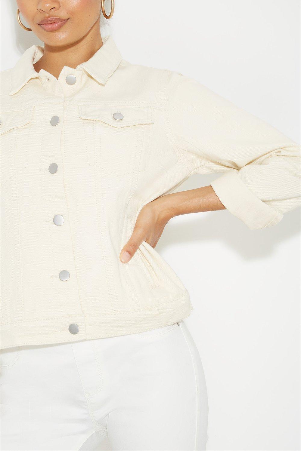 Dorothy perkins 2025 white denim jacket