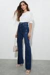 Dorothy Perkins Ultra High Rise 70'S Flare Jeans thumbnail 2