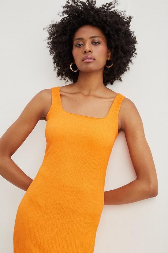 Dorothy Perkins Tall Orange Jacquard Midi Dress 2