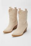 Dorothy Perkins Wide Fit Abrielle Block Heel Western Boots thumbnail 4