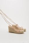 Dorothy Perkins Romi Barely There Lace Up Wedges thumbnail 3