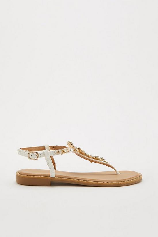 Dorothy Perkins Freesia Embellished Toe Thong Sandals 2