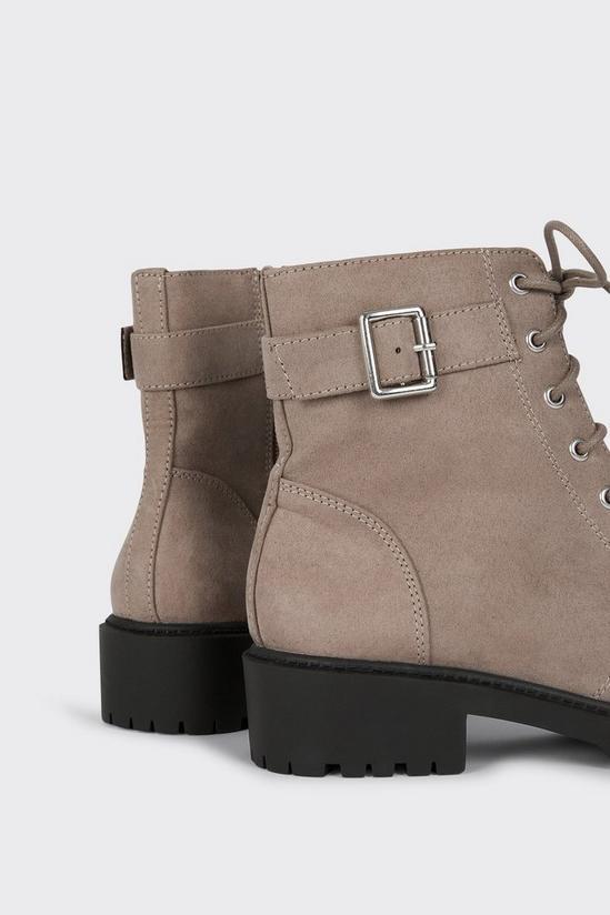 Dorothy Perkins Wide Fit Maci Buckle Detail Hiker Boots 4