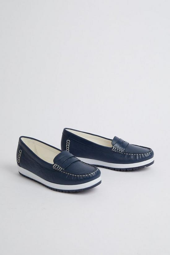 Good For the Sole Good For The Sole: Tula Leather Comfort Loafers 3