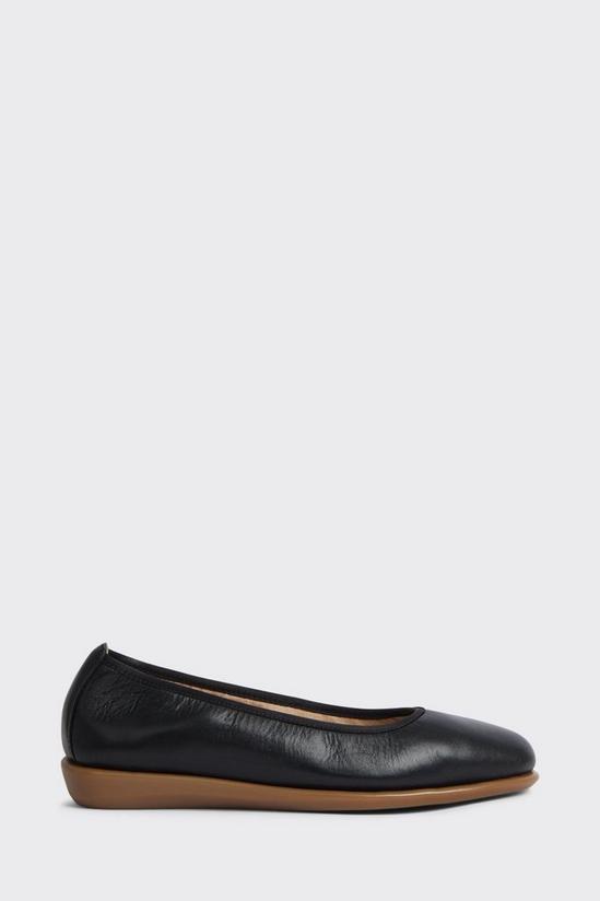 Good For the Sole Good For The Sole: Tonya Leather Comfort Ballet Flats 2
