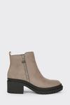 Dorothy Perkins Wide Fit Aria Side Zip Chunky Ankle Boots thumbnail 2