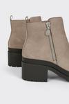 Dorothy Perkins Wide Fit Aria Side Zip Chunky Ankle Boots thumbnail 4