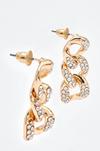 Dorothy Perkins Itzel Diamante Chain Drop Earrings thumbnail 2