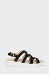 Good For the Sole Good For The Sole: Tian Lattice Suede Comfort Flat Sandal thumbnail 2
