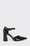 Dorothy Perkins Emmy Block Heel Buckle Detail Court Shoes thumbnail 2
