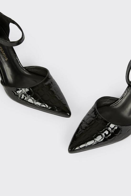 Dorothy Perkins Emmy Block Heel Buckle Detail Court Shoes 4