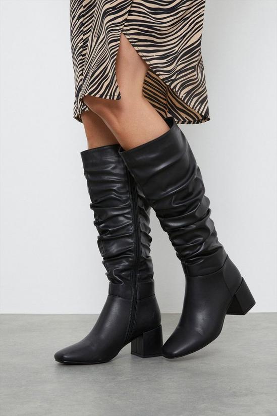 Dorothy Perkins Kayenne Ruched Long Boots 1