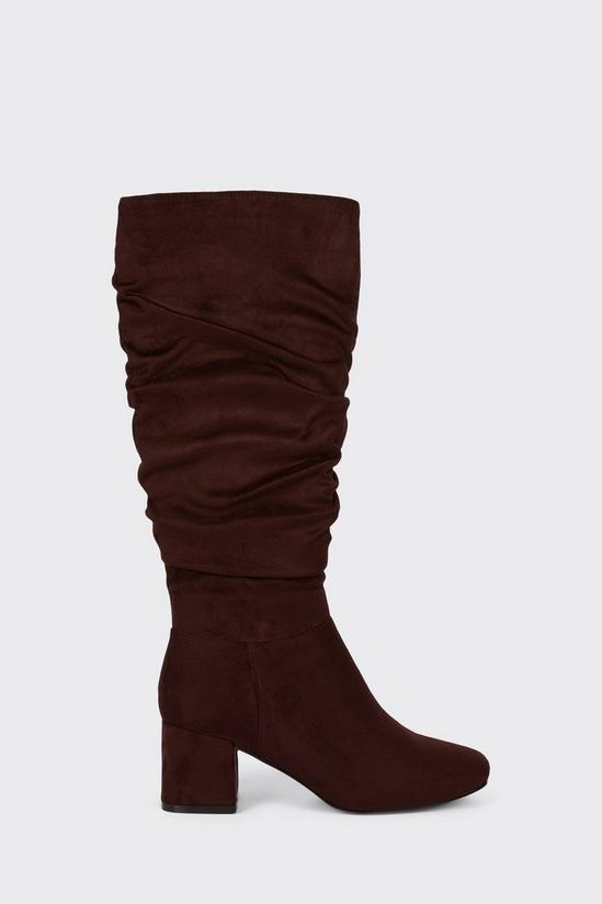 Dorothy Perkins Wide Fit Kayenne Ruched Long Boots 2