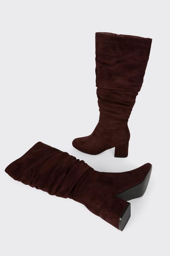 Dorothy Perkins Wide Fit Kayenne Ruched Long Boots 3