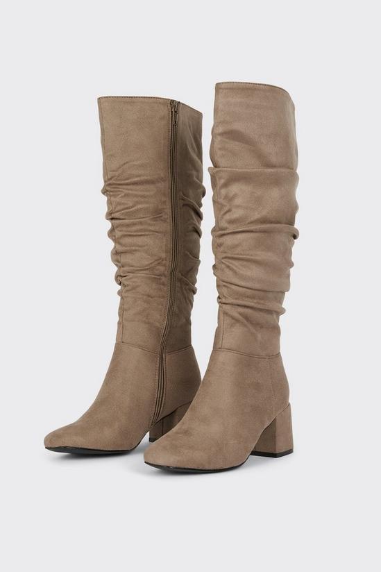 Dorothy Perkins Kayenne Ruched Long Boots 3