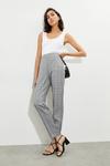 Dorothy Perkins Tall Grey Check Ankle Grazer Trousers thumbnail 2