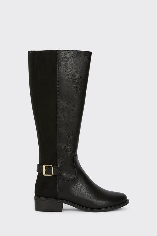 Dorothy Perkins Wide Fit Kinley Double Buckle Riding Boots 2