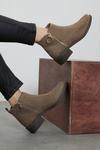Dorothy Perkins Wide Fit Memphis Side Zip Ankle Boots thumbnail 1