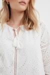 Dorothy Perkins Broderie Tie Front Blouse thumbnail 4