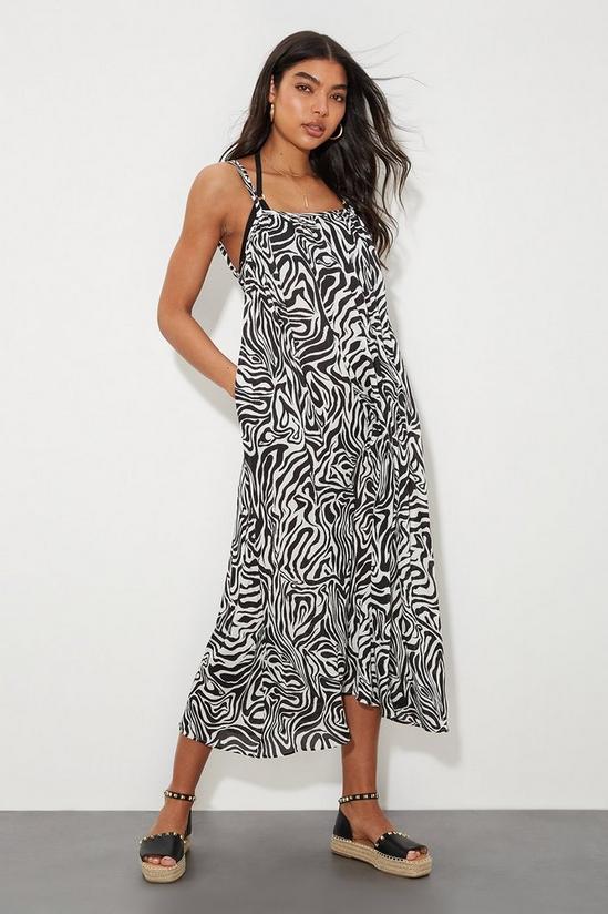 Dorothy Perkins Zebra Printed Beach Dress 1