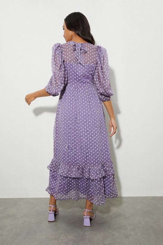 Dorothy Perkins Dobby Victoriana Midi Dress 3