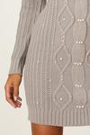 Dorothy Perkins Pearl Detailed Knitted Dress thumbnail 5