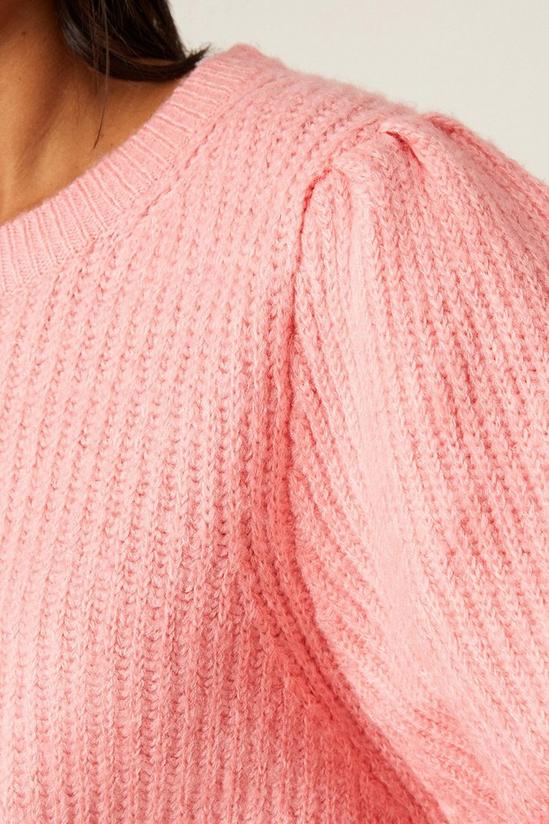 Dorothy Perkins Pink Balloon Sleeve Knitted Jumper 4