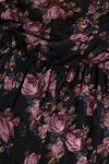 Dorothy Perkins Curve Floral Jacquard Chiffon Tiered midi dress thumbnail 5